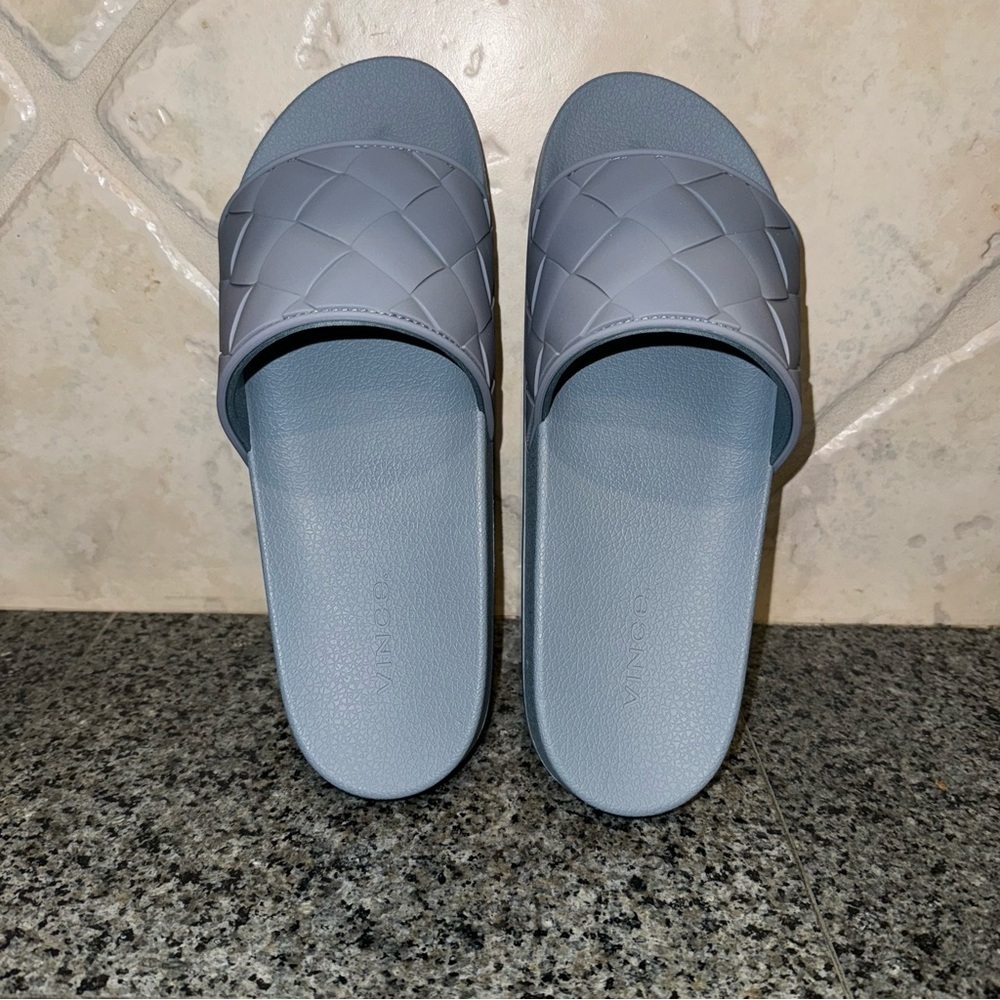Vince Women's Watley Eva Slides Sandals Highwater Blue Size‎ 12 NWB NWT - Picture 5 of 6